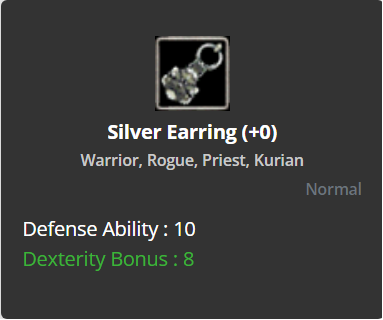 Silver Earring +0